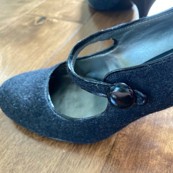 Ann Taylor LOFT | Black Suede High Heels - Picture 3 of 5